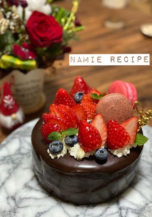 二層ムース⁂グラサージュショコラケーキ-レシピのメイン写真