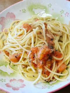 フレッシュトマトとツナ缶のスパゲティー-レシピのメイン写真