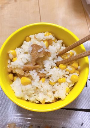 コーン唐揚げご飯-レシピのメイン写真