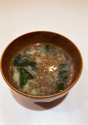 もずくとわかめの味噌汁-レシピのメイン写真