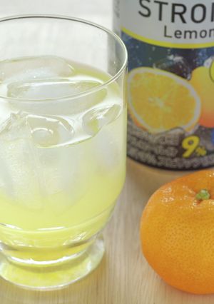 缶チューハイにゴールデンすだち-レシピのメイン写真
