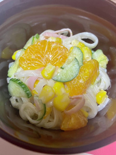 マカロニサラダ風乾麺うどんサラダ-レシピのメイン写真