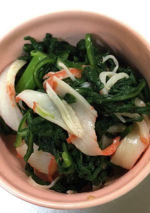春菊のわさび麺つゆ和え-レシピのメイン写真