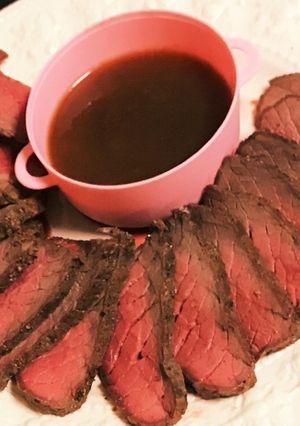 魚焼きグリルで簡単★塩釜ローストビーフ-レシピのメイン写真