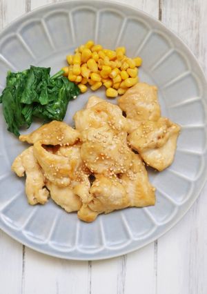 簡単！お弁当に♪鶏むね肉のマヨ醤油焼き-レシピのメイン写真
