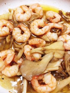 えびと舞茸のアヒージョ-レシピのメイン写真