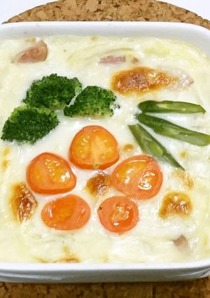 松竹梅DEお正月グラタン-レシピのメイン写真