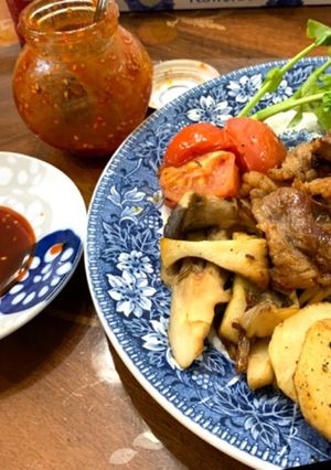 自家製コチジャンたれで頂く焼肉サラダ-レシピのメイン写真