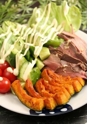 簡単！ローストかぼちゃ-レシピのメイン写真