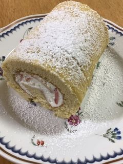 ロールケーキしっとりスポンジ-レシピのメイン写真