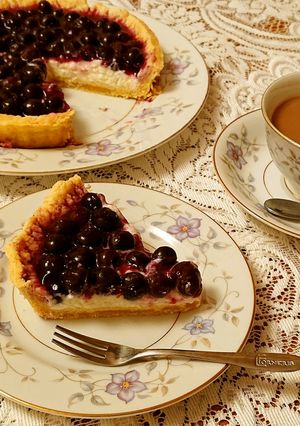 2層の幸せ✨ブルーベリーレアチーズケーキ-レシピのメイン写真