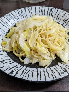長ネギのバターぽん酢パスタ-レシピのメイン写真