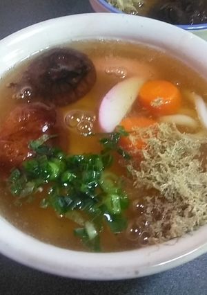 湖北名物のっぺいうどん(椎茸あんかけ)-レシピのメイン写真
