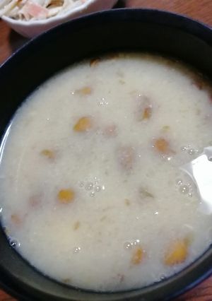 豆腐なめこめかぶ入り味噌汁-レシピのメイン写真