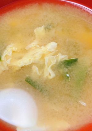 にらたま味噌汁-レシピのメイン写真