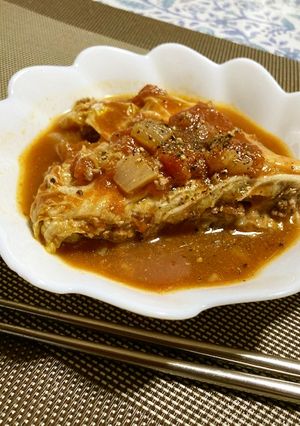 簡単＆手軽❤　白菜と挽肉のミルフィーユ-レシピのメイン写真