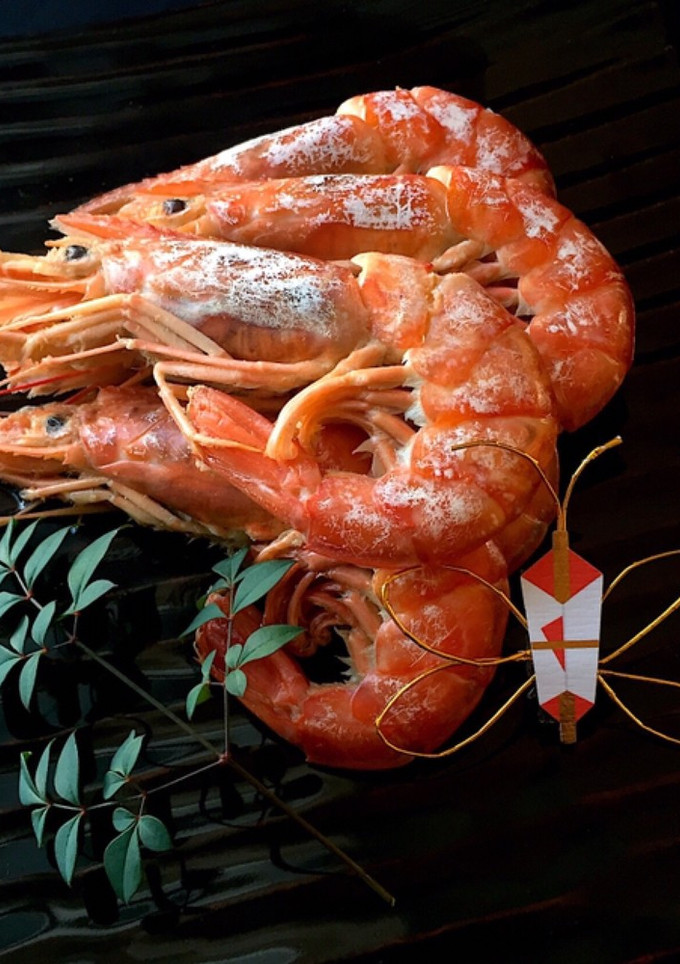 海老のうま煮 おせち お重-レシピのメイン写真