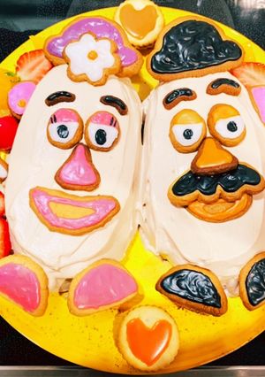 ♡Mr.&Mrs.ポテトヘッドケーキ♡-レシピのメイン写真