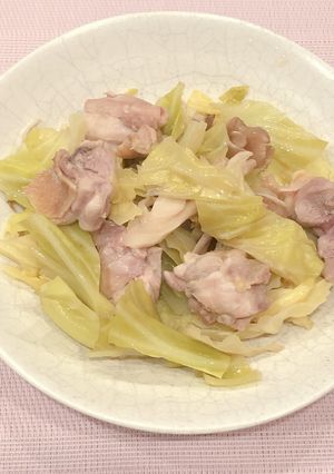 キャベツもりもり！鶏モモの蒸し煮-レシピのメイン写真