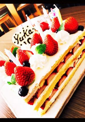 １０歳の誕生日ケーキ-レシピのメイン写真