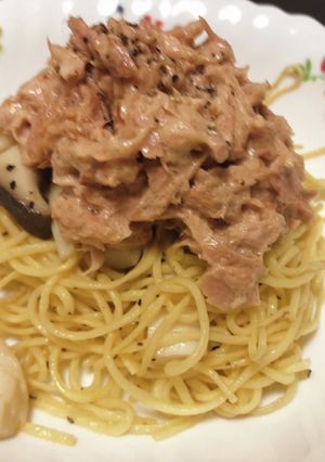 【糖質0麺】ツナとエリンギのパスタ-レシピのメイン写真