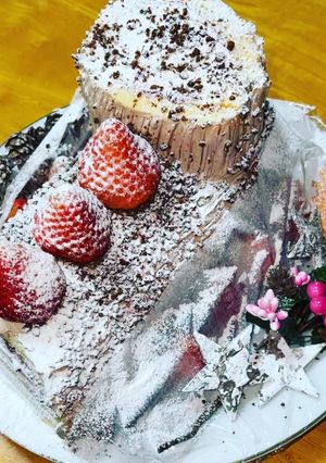 ベリーチョコのブッシュドノエル-レシピのメイン写真