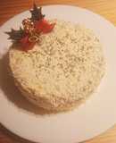 チョコスポンジのホワイトチョコケーキ