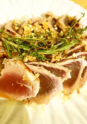 カツオのタタキ ヨーロピアンアレンジ-レシピのメイン写真
