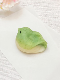 犬用 超簡単!迎春おやつ『鶯』-レシピのメイン写真