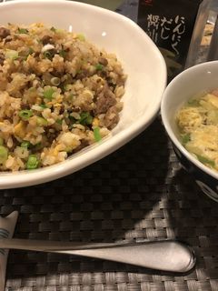 在宅勤務に 鎌田さんのにんにく炒飯-レシピのメイン写真