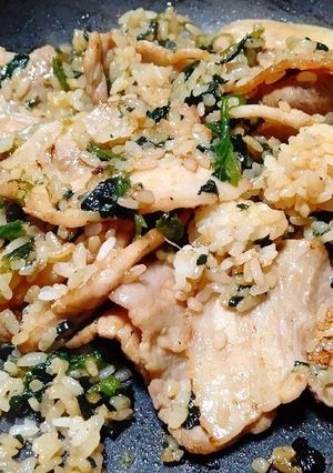 豚カルビ醤油焼き飯-レシピのメイン写真