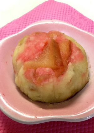おせちにも。レンジでりんごきんとん-レシピのメイン写真