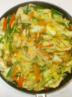 カレー味ビタミン野菜炒め♪簡単漢方食養生-レシピのメイン写真