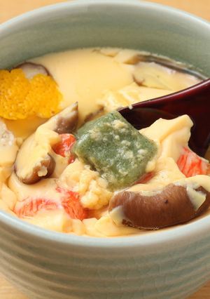 よもぎ餅入り茶碗蒸し-レシピのメイン写真