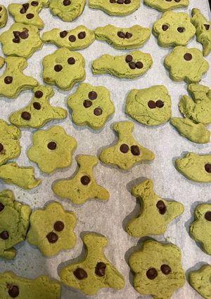 パパ　手抜きクッキー　抹茶チョコチップ-レシピのメイン写真