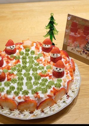 クリスマスケーキ クリスマスツリーケーキ-レシピのメイン写真