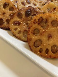 れんこんの挟み焼き-レシピのメイン写真