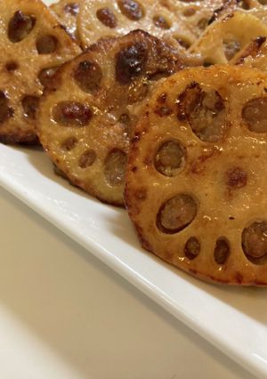 れんこんの挟み焼き-レシピのメイン写真
