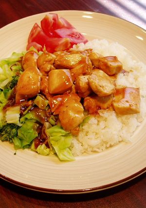 照り焼きチキンプレート-レシピのメイン写真