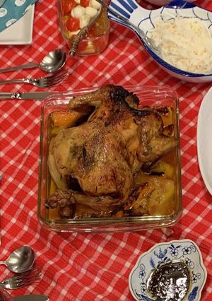 手間なし丸鶏ローストチキン-レシピのメイン写真