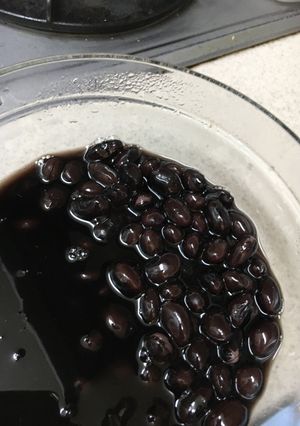 圧力鍋で10分・少量・ふっくら黒豆煮-レシピのメイン写真