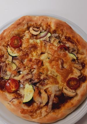 炊飯器でピザを作る-レシピのメイン写真