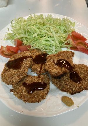 低脂質【揚げないトンカツ】-レシピのメイン写真
