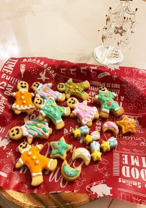 クリスマスアイシングクッキー-レシピのメイン写真