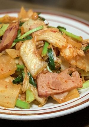 ギフト用焼き豚で豚キムチ-レシピのメイン写真