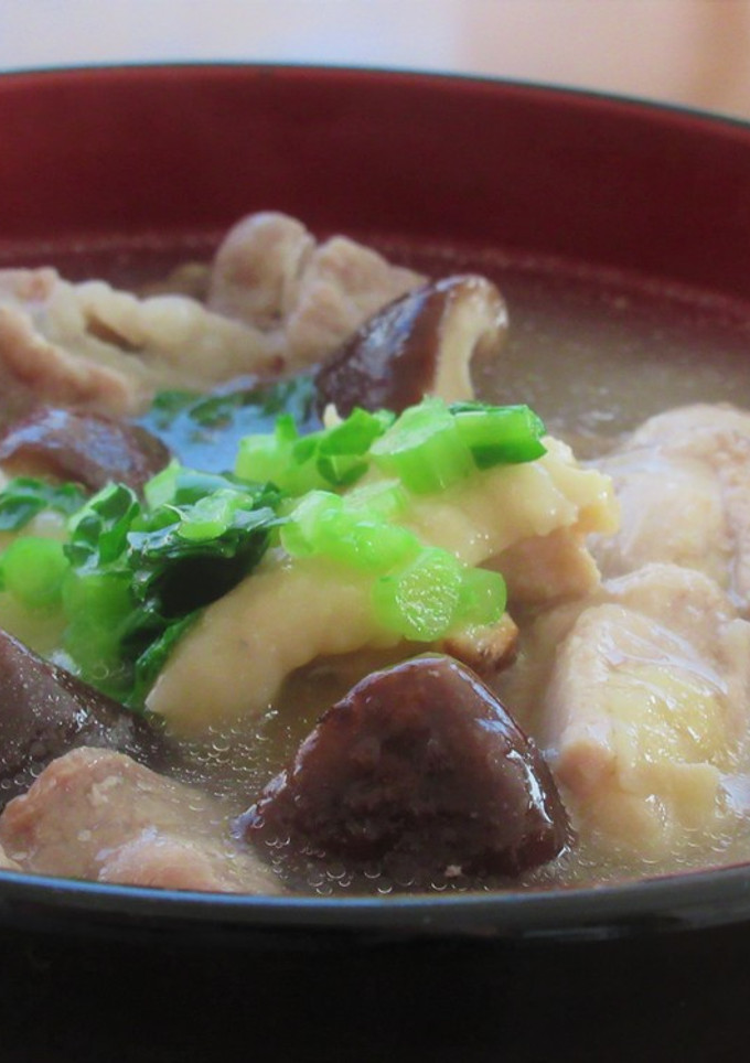 鶏もも肉と椎茸のみぞれあんかけうどん-レシピのメイン写真