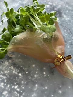 カイワレ大根の花束-レシピのメイン写真