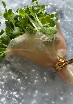 カイワレ大根の花束-レシピのメイン写真