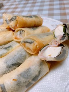 パリパリ!豆腐チーズ春巻き-レシピのメイン写真