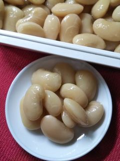 お節用の白花豆を魔法瓶で煮よう-レシピのメイン写真